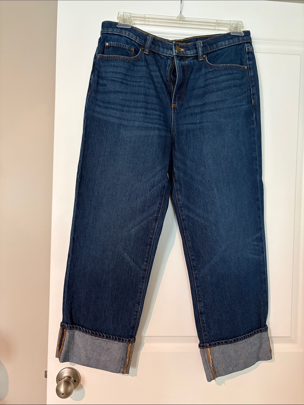 Ann Taylor Women's Straight Dark Blue Jeans